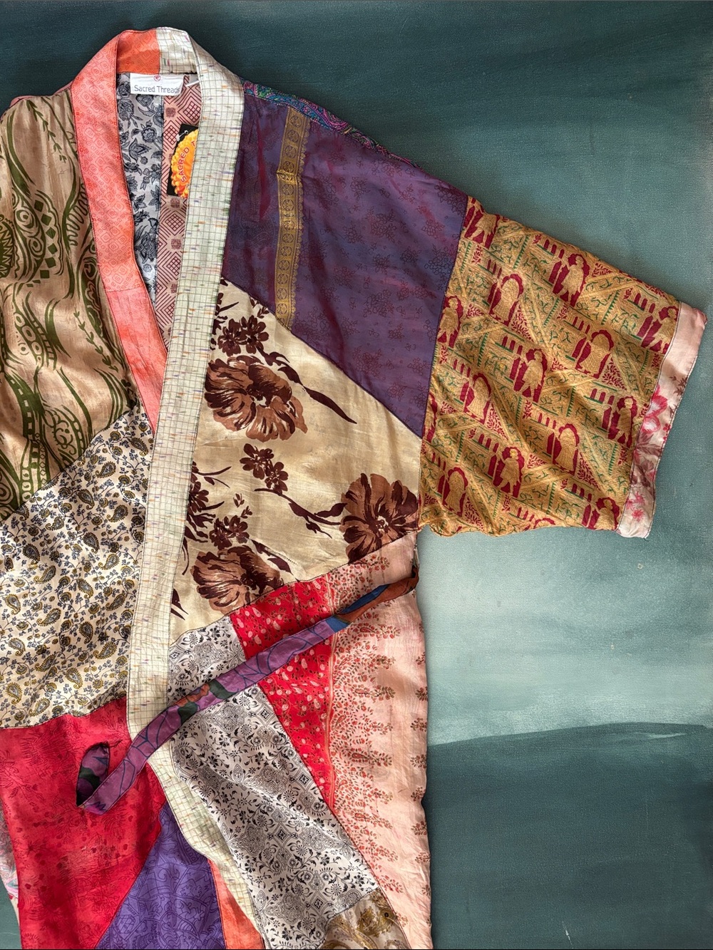 Sacred Threads Silk Robe Kimono